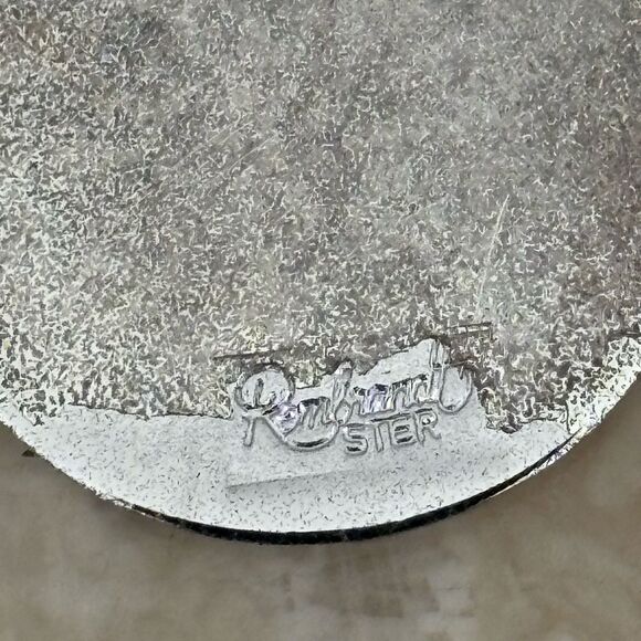 Vintage Rembrandt Sterling Silver St. Christopher Medal & 24” Chain - Picture 7 of 11